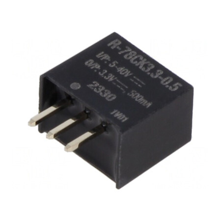 Convertor DC/DC 5-40V la 3.3V 500mA | Electronic-mag.ro | Componente Electronice