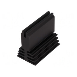 Radiator extrudat negru 50x29.4x45mm 4.5K/W | Electronic-mag.ro | Componente Electronice