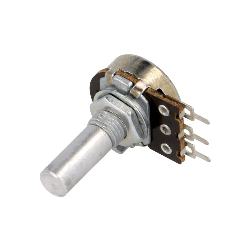 Potentiometru axial 100kΩ 100mW 6mm mono | Electronic-mag.ro | Componente Electronice