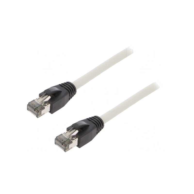 Cabluri de rețea S/FTP Cat 8.1 LSZH Gri 0,5m | Electronic-mag.ro | Componente Electronice