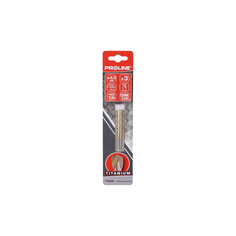 Drill Bit for Metal 3.5mm 3pcs | Electronic-mag.ro | Componente Electronice