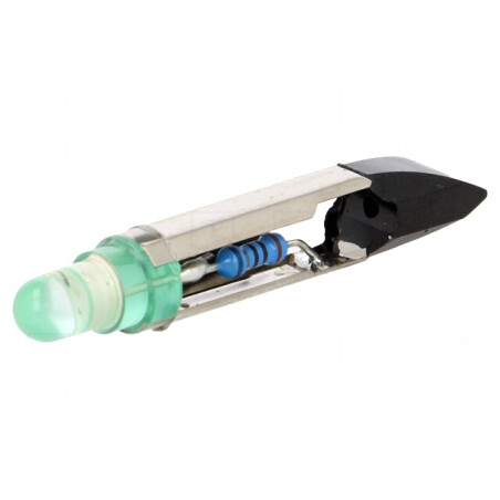 Lampă LED verde 24V T6,8 | Electronic-mag.ro | Componente Electronice