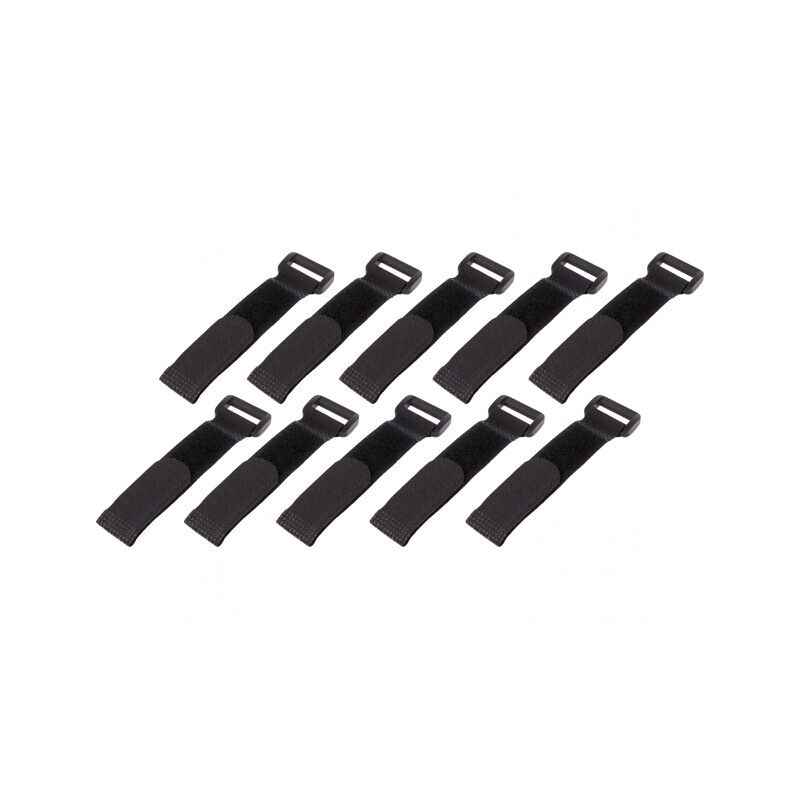 Brăţară cu arici neagră 150mmx20mm 10buc | Electronic-mag.ro | Componente Electronice