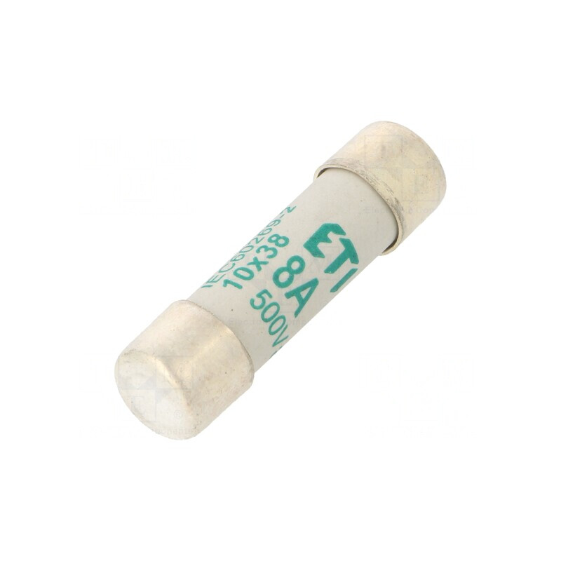 Siguranţă cilindrică 8A 500VAC 10,3x38mm | Electronic-mag.ro | Componente Electronice