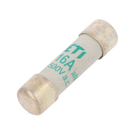 Siguranță Cilindrică 16A 500VAC 10.3x38mm | Electronic-mag.ro | Componente Electronice
