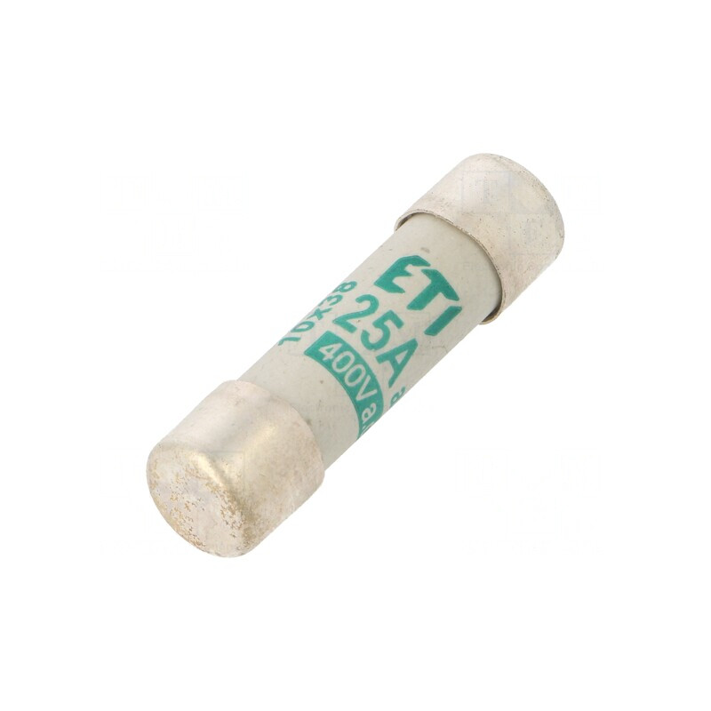Siguranţă cilindrică 25A 400VAC 10,3x38mm | Electronic-mag.ro | Componente Electronice