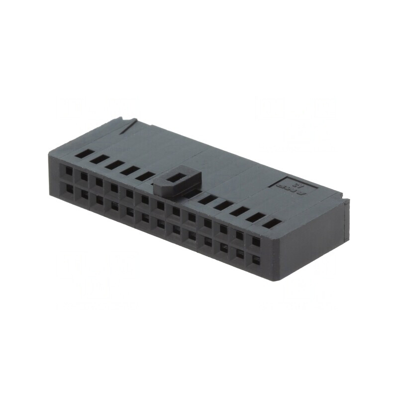 Mufă cablu-placă 26 pini 2,54mm AMPMODU MOD IV | Electronic-mag.ro | Componente Electronice