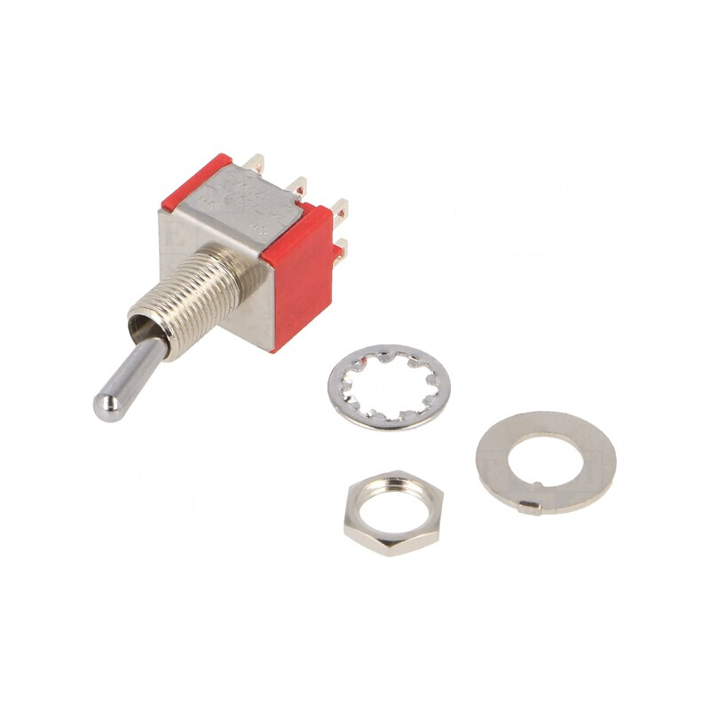 Comutator Basculant DPDT ON-ON 2A/250VAC 5A/28VDC | Electronic-mag.ro | Componente Electronice