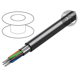 Cablu RS232 6x24AWG Cu Ecranat PVC Crom | Electronic-mag.ro | Componente Electronice