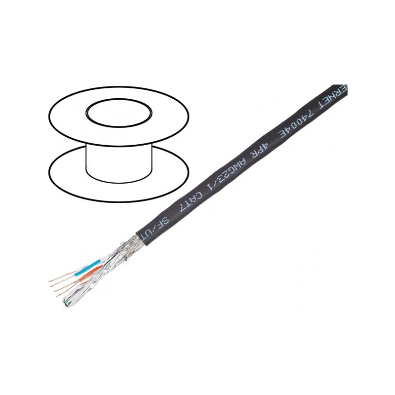 Cablu Ethernet Industrial S/FTP 23AWG PVC | Electronic-mag.ro | Componente Electronice