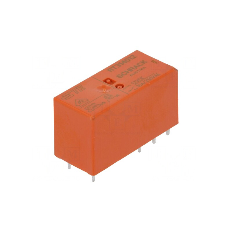 Releu electromagnetic SPDT 12VDC 16A | Electronic-mag.ro | Componente Electronice