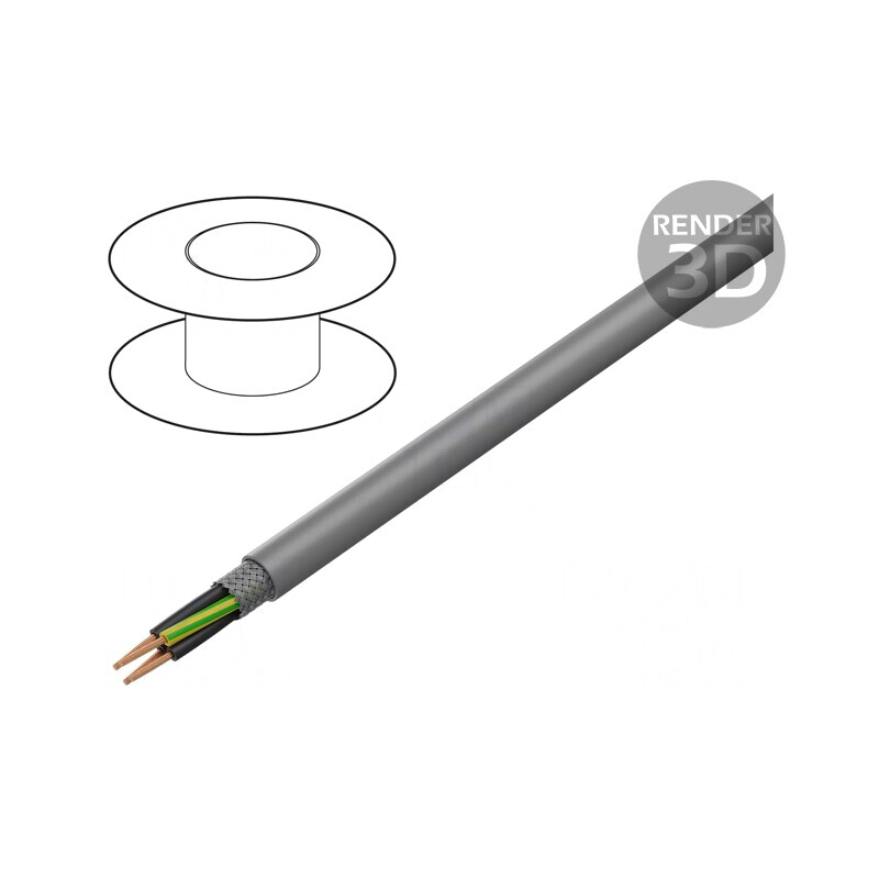 Cablu Ecranat HMH-C 4G1mm2 Cupru Cositorit | Electronic-mag.ro | Componente Electronice