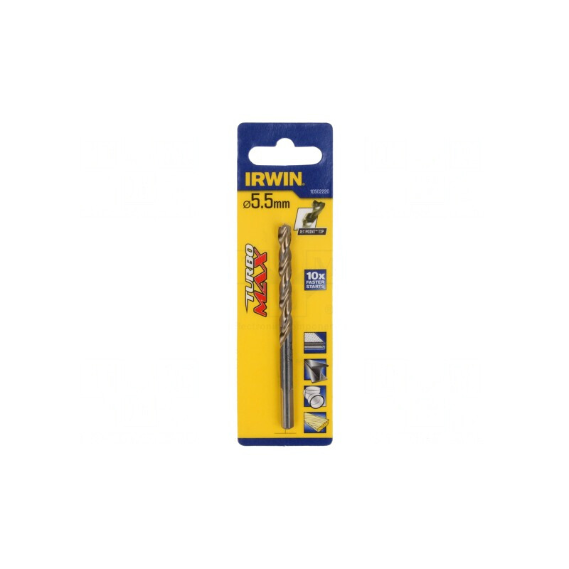 Burghiu metal 5.5mm HSS TURBOMAX | Electronic-mag.ro | Componente Electronice