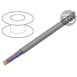 Cablu UNITRONIC® LiHCH 8x0,25mm2 Gri-Bej Fără Halogen 60V | Electronic-mag.ro | Componente Electronice
