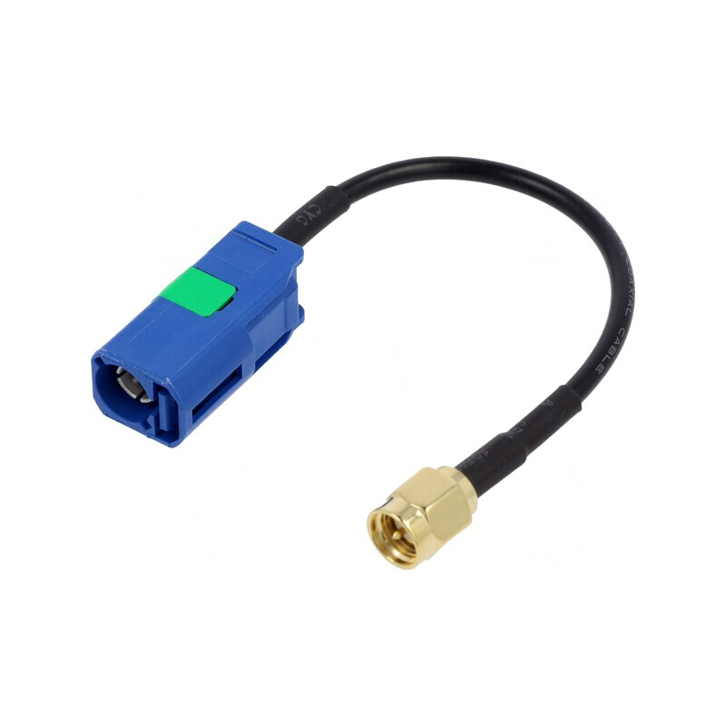 Cablu Fakra mamă la SMA tată 100mm | Electronic-mag.ro | Componente Electronice