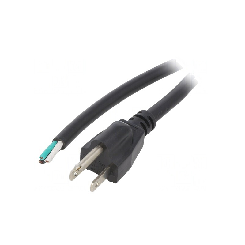 Cablu Alimentare NEMA 5-15 3x16AWG 1.5m Negru 13A | Electronic-mag.ro | Componente Electronice