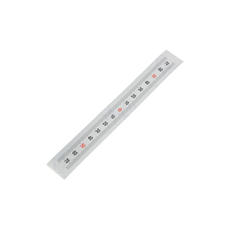 Mini Riglă Autoadezivă Verticală din Plastic 11mm | Electronic-mag.ro | Componente Electronice