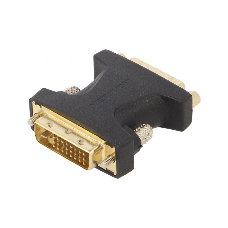 Adaptor DVI-I Negru 24+5 Pin | Electronic-mag.ro | Componente Electronice