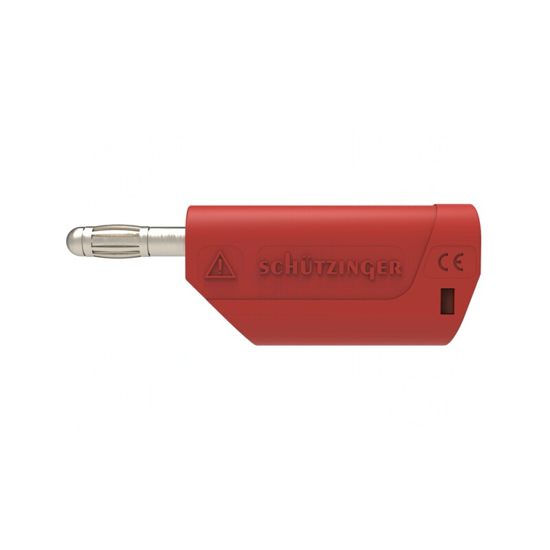 Mufă banană 4mm roșie 32A 30VAC/60VDC | Electronic-mag.ro | Componente Electronice