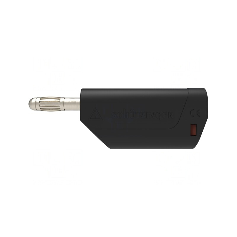 Mufă banană 4mm 32A neagră | Electronic-mag.ro | Componente Electronice