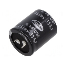 Condensator Electrolitic 330uF 450V 35x40mm | Electronic-mag.ro | Componente Electronice