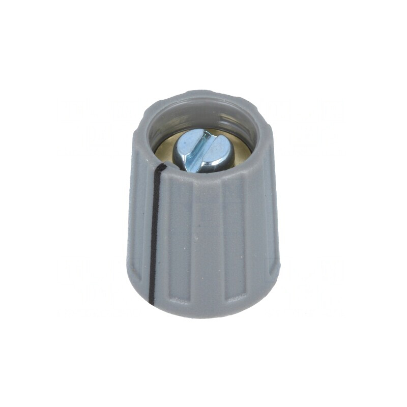 Buton Rotativ Negru cu Indicator ABS 6mm | Electronic-mag.ro | Componente Electronice