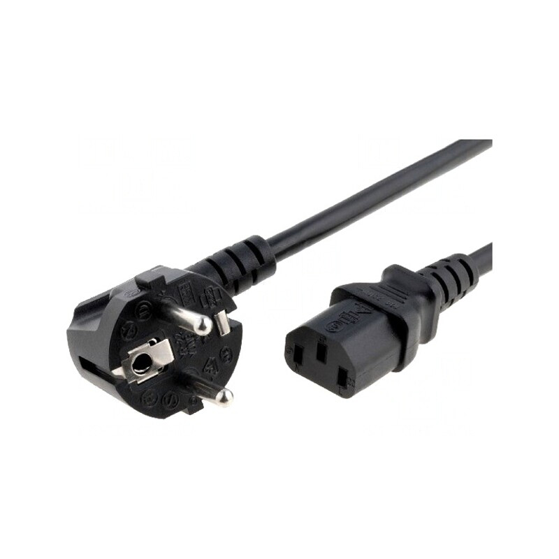 Cablu Alimentare 3x1mm2 IEC C13 PVC | Electronic-mag.ro | Componente Electronice