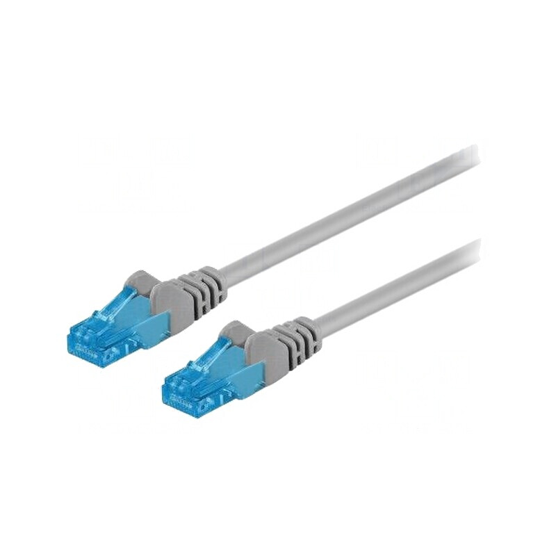 Patch Cord UTP Cat6a Gri 2m LSZH | Electronic-mag.ro | Componente Electronice