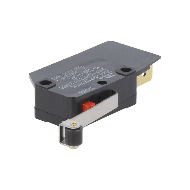 Microîntrerupător cu Manetă și Rulou 16A/250VAC | Electronic-mag.ro | Componente Electronice