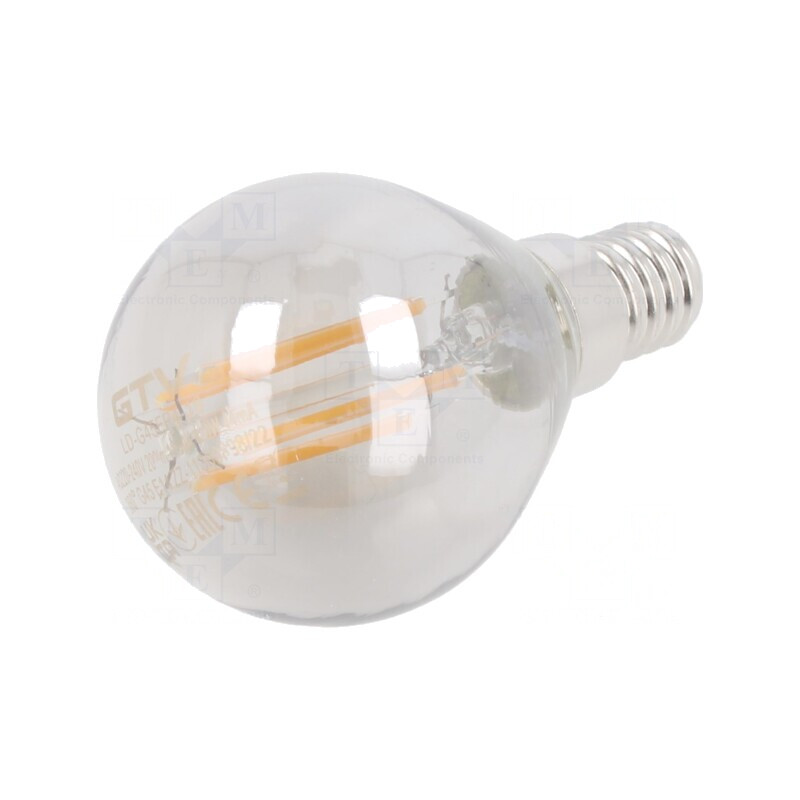 Lampă LED gri E14 4W 1800K | Electronic-mag.ro | Componente Electronice