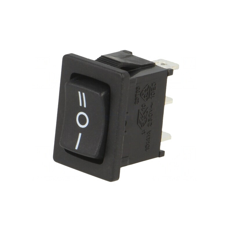 Comutator Basculant SP3T 10A/24VDC Negru | Electronic-mag.ro | Componente Electronice