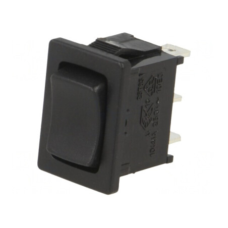 Comutator Balansier SP3T 10A/24VDC Negru | Electronic-mag.ro | Componente Electronice