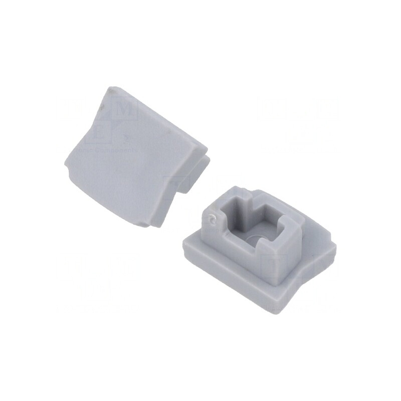 Set Obturatoare Argintii pentru Profile LED - 10 buc. | Electronic-mag.ro | Componente Electronice