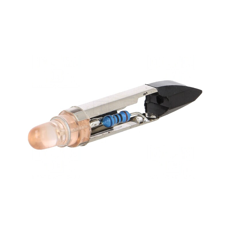 Lampa LED Portocalie 24V | Electronic-mag.ro | Componente Electronice