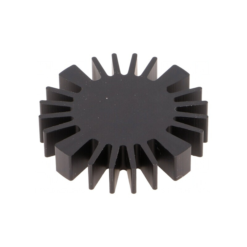Radiator LED Negru 50mm x 10mm 2,3K/W | Electronic-mag.ro | Componente Electronice