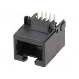 Soclu RJ45 8P8C Cat6 pentru PCB THT | Electronic-mag.ro | Componente Electronice