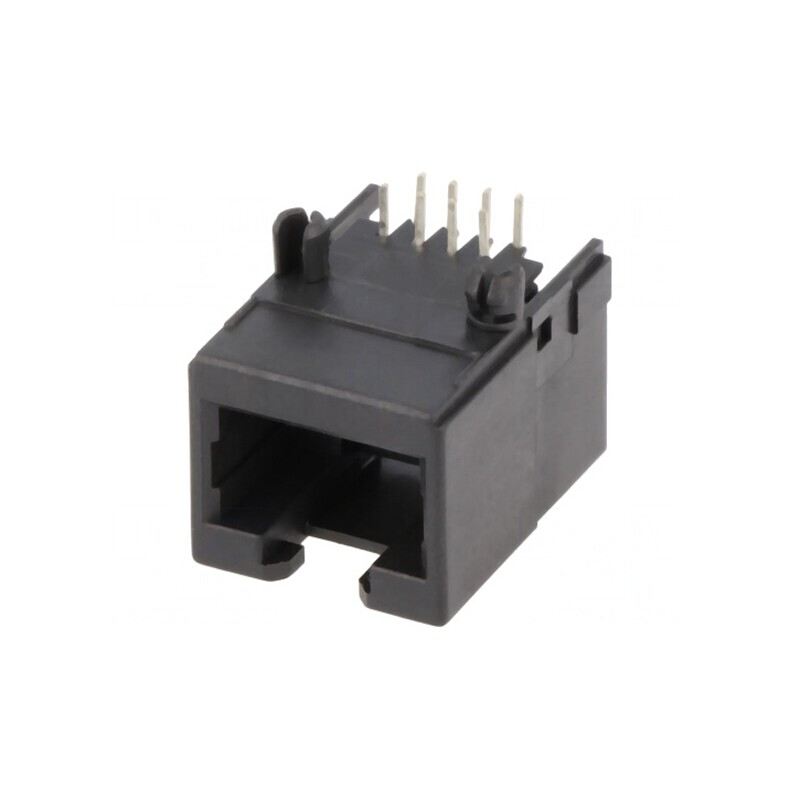 Soclu RJ45 8P8C Cat6 pentru PCB THT | Electronic-mag.ro | Componente Electronice