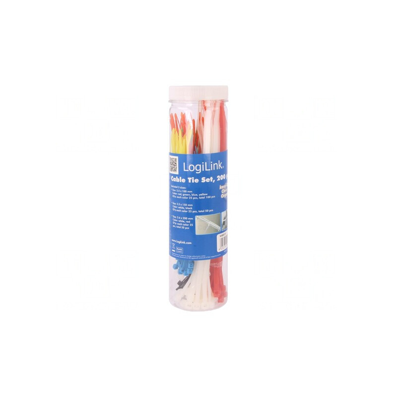 Set Coliere Poliamidă 200 Bucăți UL94V-2 | Electronic-mag.ro | Componente Electronice
