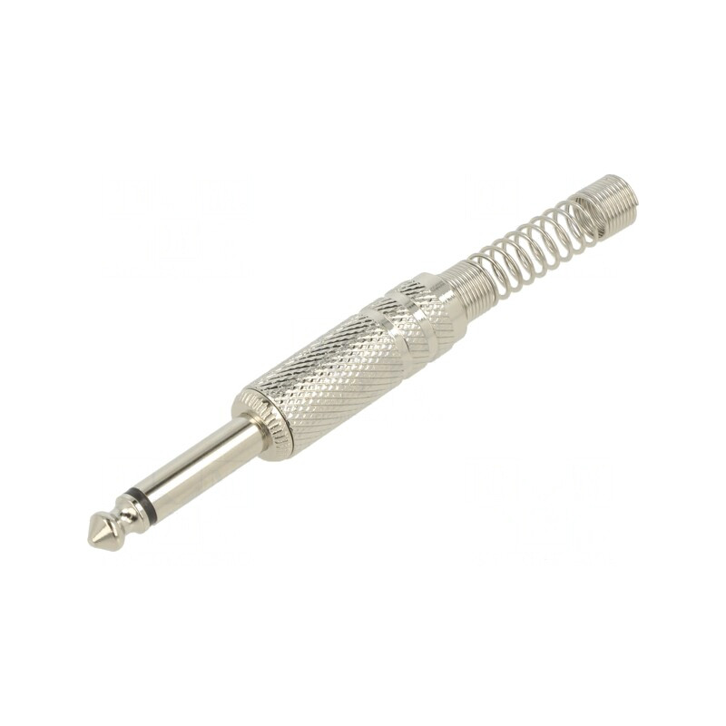 Mufă Jack 6.3mm Mono Dreptă pentru Cablu | Electronic-mag.ro | Componente Electronice