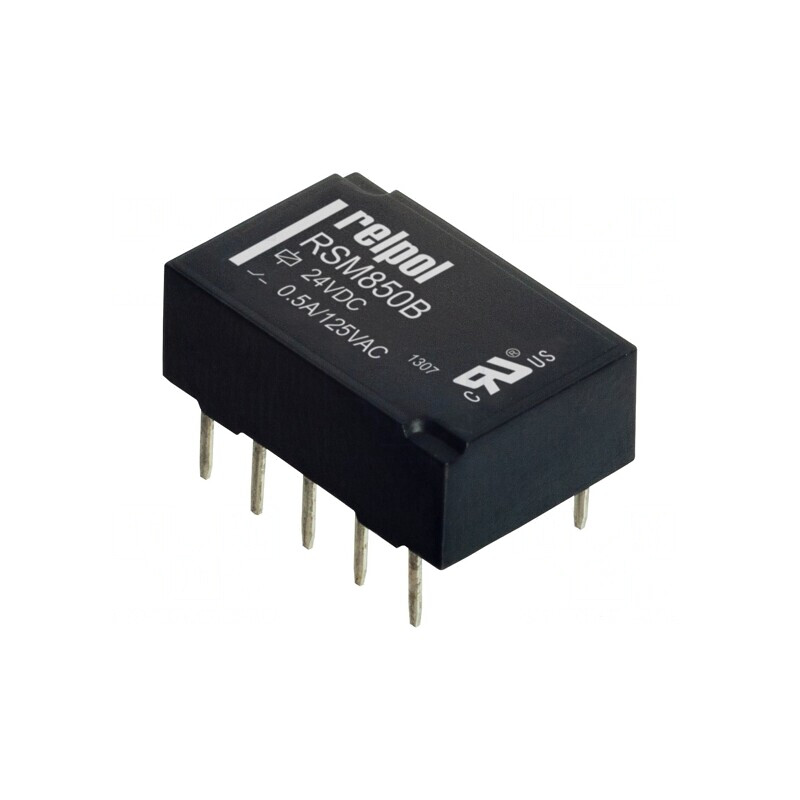 Releu Electromagnetic DPDT 24VDC 2A PCB | Electronic-mag.ro | Componente Electronice