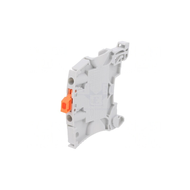 Terminal Îmbinare Șine 0,2-4mm2 2 Borne Gri 5,2mm | Electronic-mag.ro | Componente Electronice