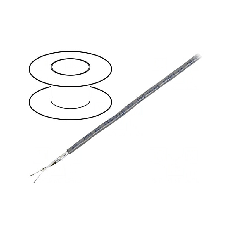 Cablu ecranat 20AWG PVC crom 152m | Electronic-mag.ro | Componente Electronice