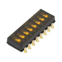 Comutator DIP-SWITCH 8 Secțiuni ON-OFF 24V | Electronic-mag.ro | Componente Electronice