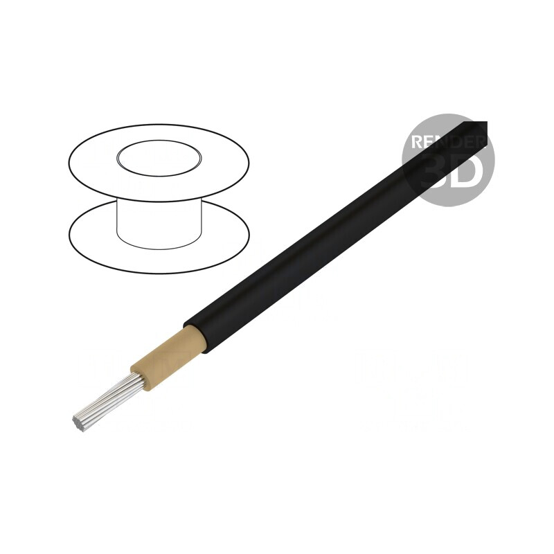 Cablu Solarflex Negru 10mm2 | Electronic-mag.ro | Componente Electronice