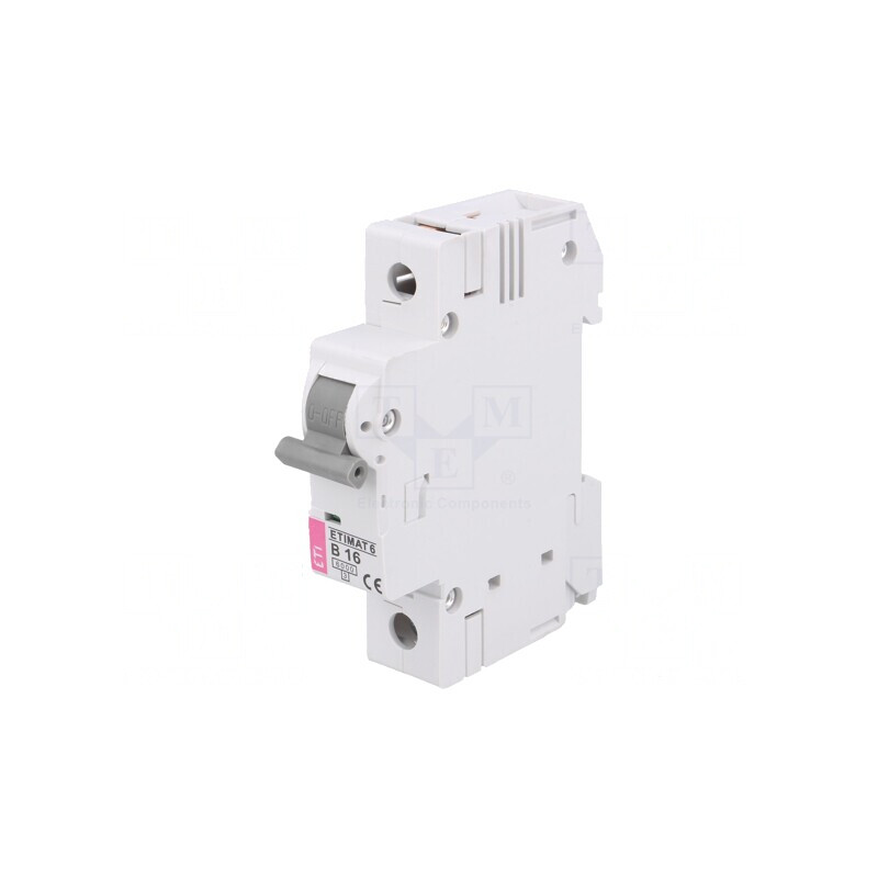Întrerupător de Supracurent 16A 1P 230/400V 6kA | Electronic-mag.ro | Componente Electronice