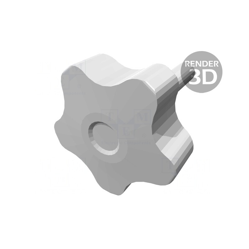 Buton de Reglare 50mm M12 40mm H32mm | Electronic-mag.ro | Componente Electronice