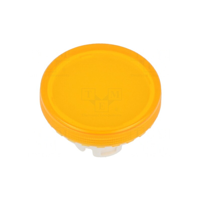Lentilă Buton 22mm Transparentă Galbenă Plastic | Electronic-mag.ro | Componente Electronice