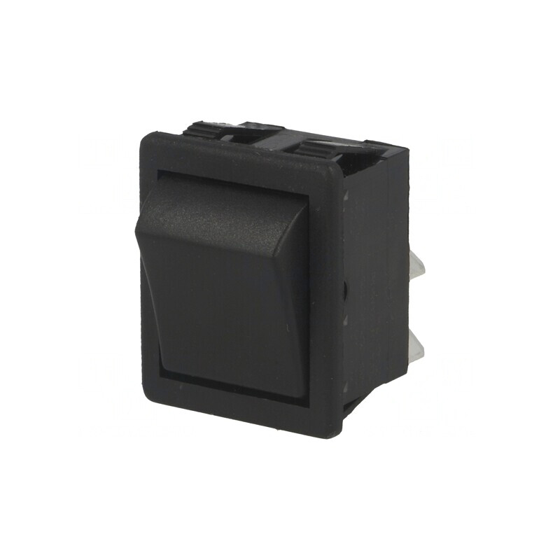 Comutator Rocker DPST ON-OFF 16A 250VAC Negru | Electronic-mag.ro | Componente Electronice