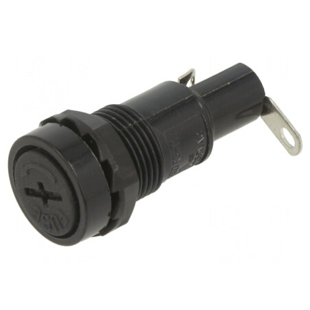 Clemă Panou 5x20mm 10A 250VAC | Electronic-mag.ro | Componente Electronice