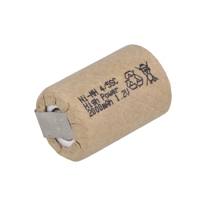 Baterie Ni-MH 4/5SC 1,2V 2000mAh cu Urechi pentru Lipire | Electronic-mag.ro | Componente Electronice Baterie Ni-MH 4/5SC 1,2V 2000mAh cu Urechi pentru Lipire | Electronic-mag.ro | Componente Electronice
